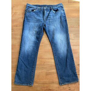 Buffalo David Bitton Jeans Mens 42x32 Straight Six Blue Denim Western 42